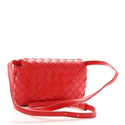 Bottega Veneta Nappa Intrecciato Mini Crossbody Red 3 of 9