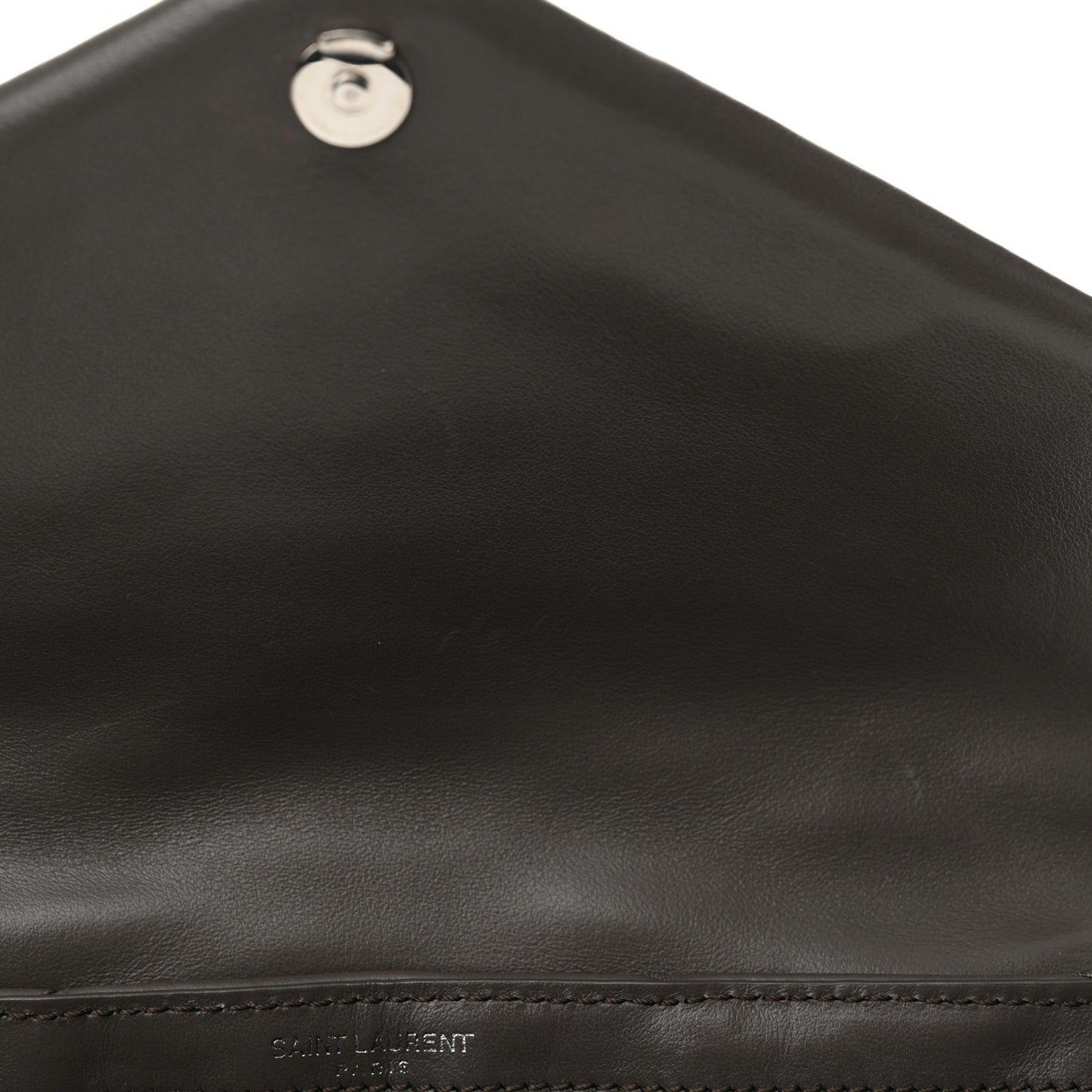 Lambskin Monogram Loulou Flap Bag Earth