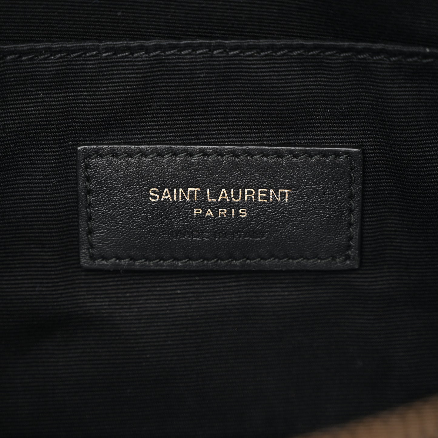 Grain De Poudre Monogram Belt Bag Black