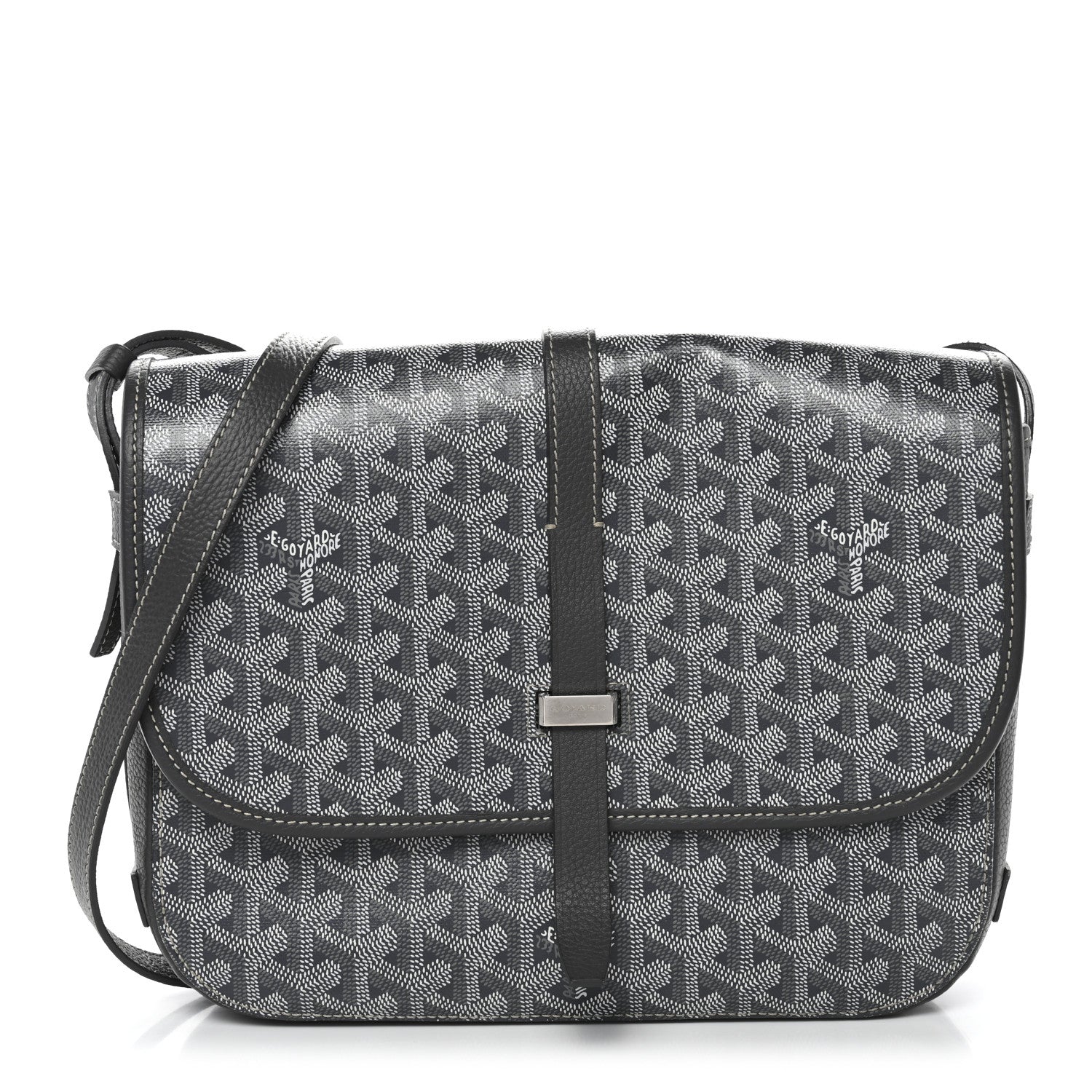 Goyard Goyardine Belvedere II MM Messenger Bag Grey 1 of 14
