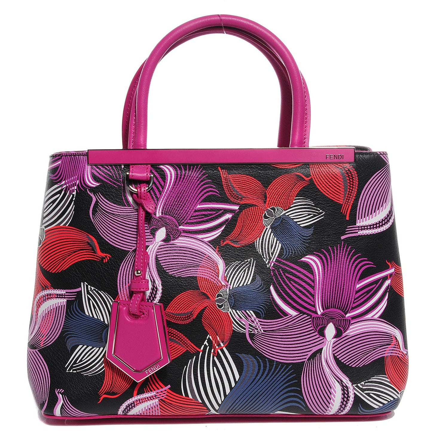 Calfskin Orchid Petite 2Jours Tote Magenta