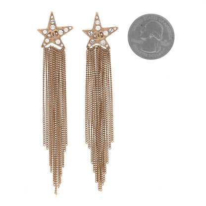 Chanel Swarovski Crystal CC Star Earphone Charms  Gold 2 of 4