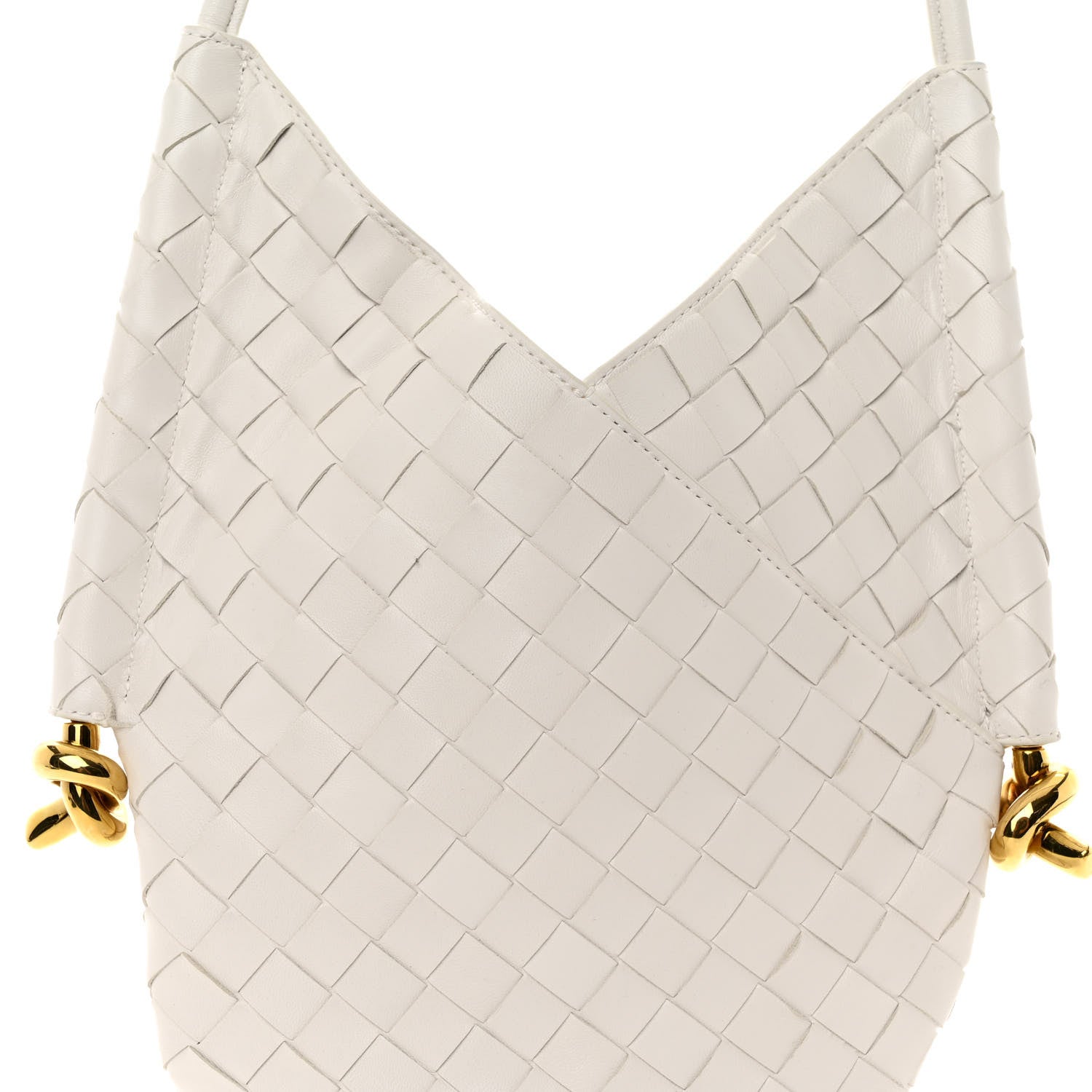 Bottega Veneta Nappa Intrecciato Small Solstice Hobo White 7 of 10