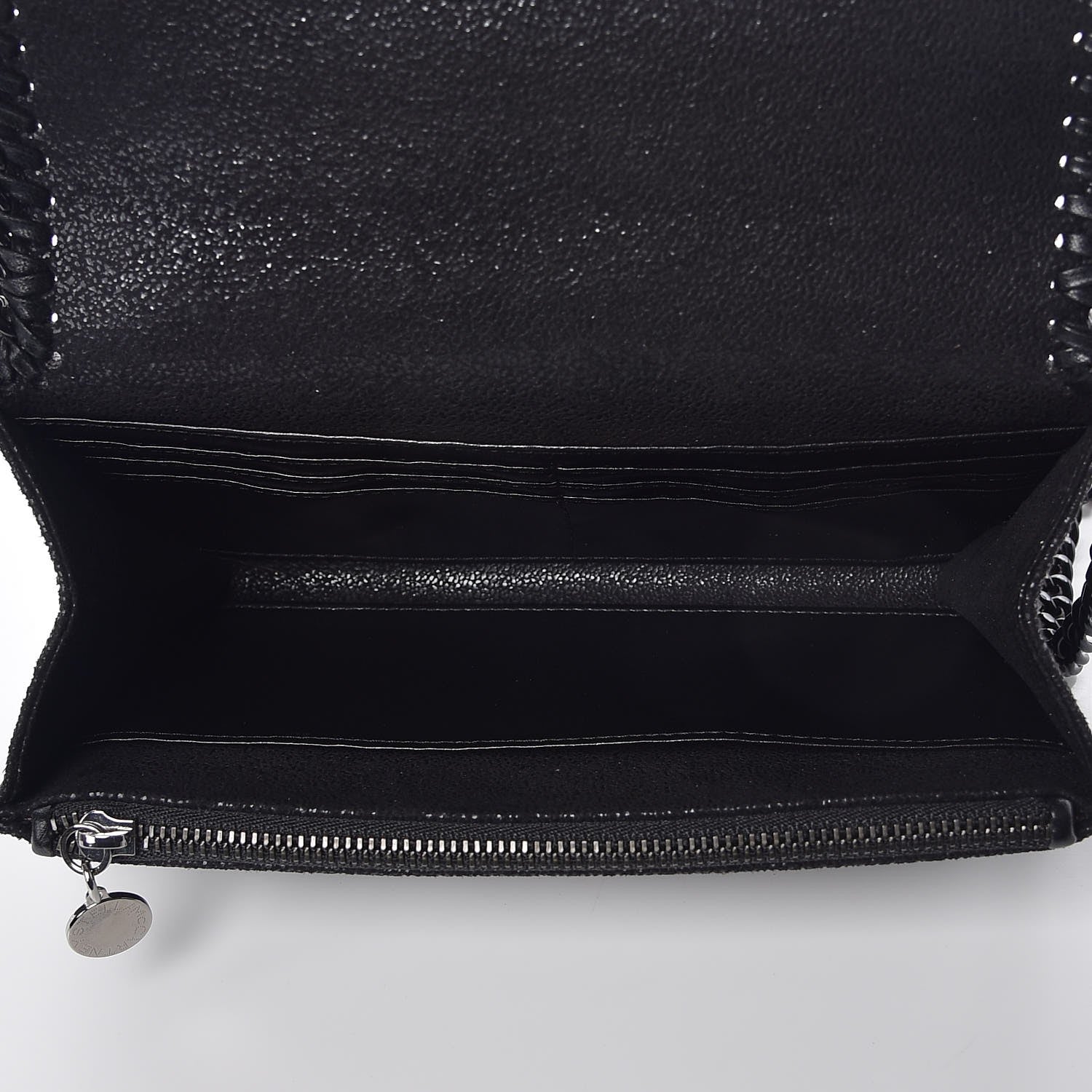 Stella McCartney Shaggy Deer Falabella Crossbody Clutch Black 6 of 7