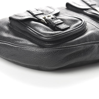 Prada Vitello Daino Hobo Black 6 of 10