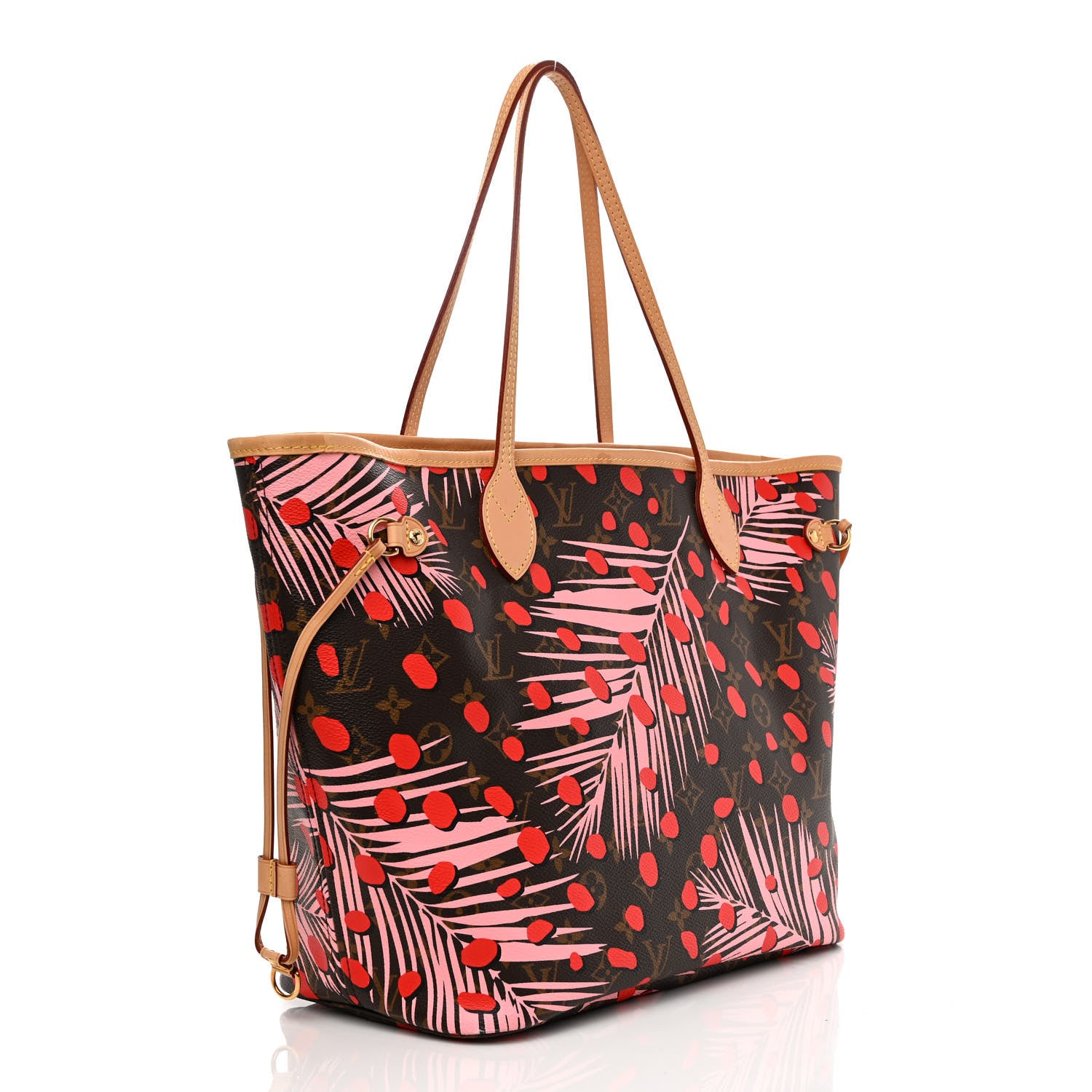 Louis Vuitton Monogram Jungle Dots Neo Neverfull MM Sugar Pink Poppy 4 of 11