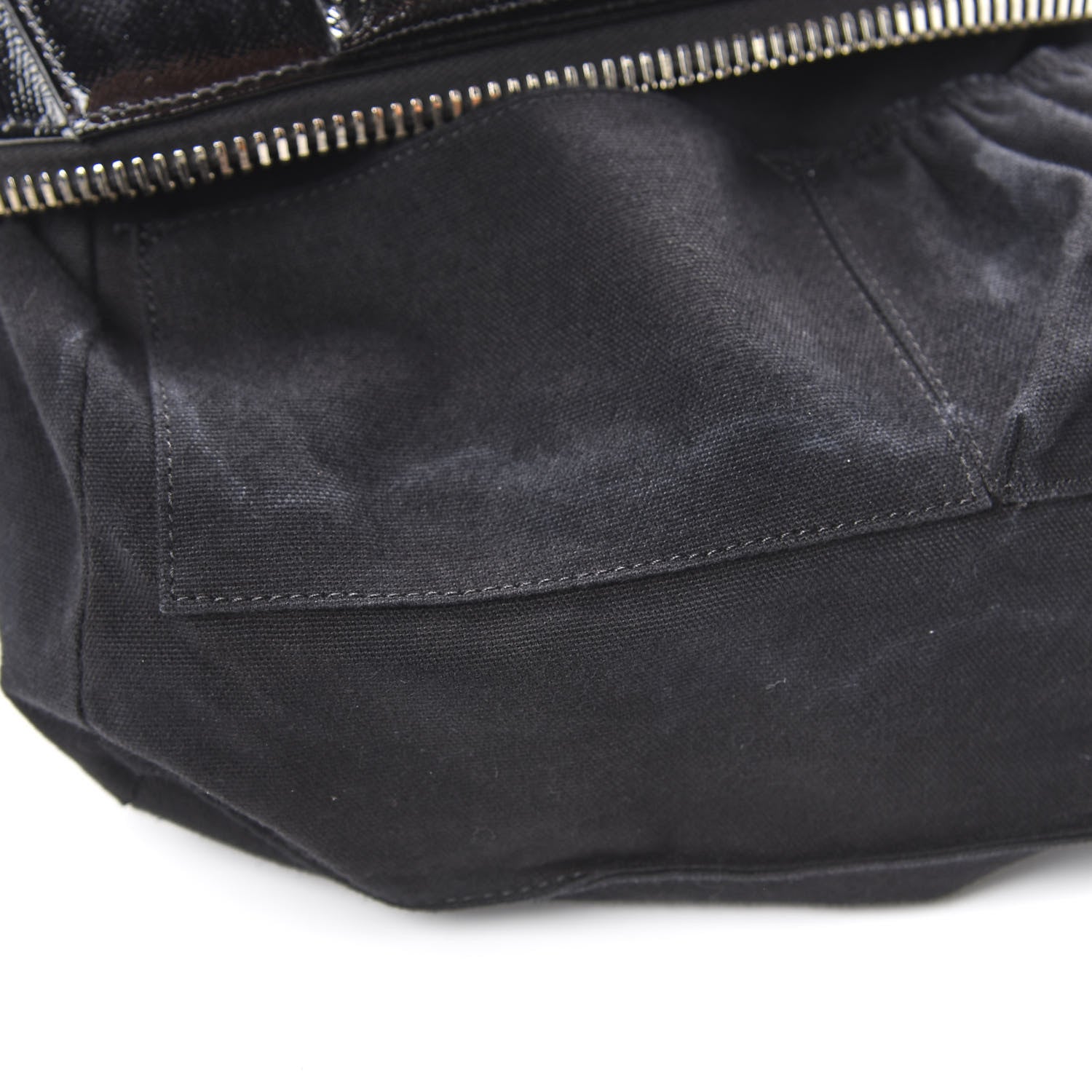 Givenchy Textured Patent Calfskin Small Antigona Black 8 of 11