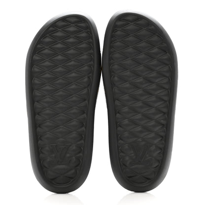 Louis Vuitton Rubber Monogram Mens Waterfront Mules 10 Macassar 5 of 7