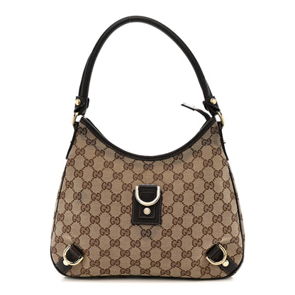 Gucci Monogram Medium Abbey D Ring Hobo Brown 1 of 16