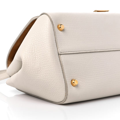 Bottega Veneta Calfskin BV Angle Shoulder Bag Off White 7 of 10