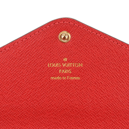 Louis Vuitton Damier Ebene Josephine Wallet Red 6 of 7