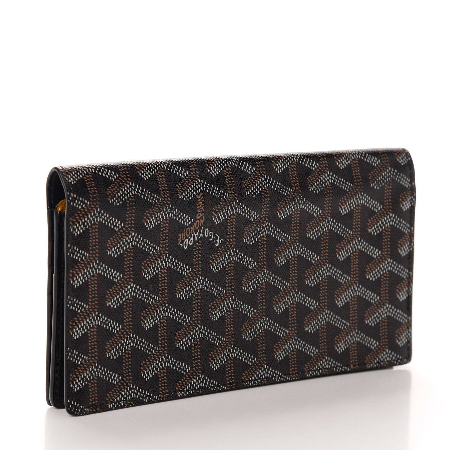 Goyardine Long Bi-Fold Wallet Black