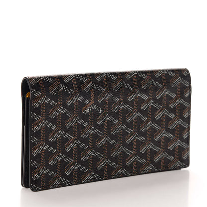 Goyard Goyardine Long Bi-Fold Wallet Black 3 of 9