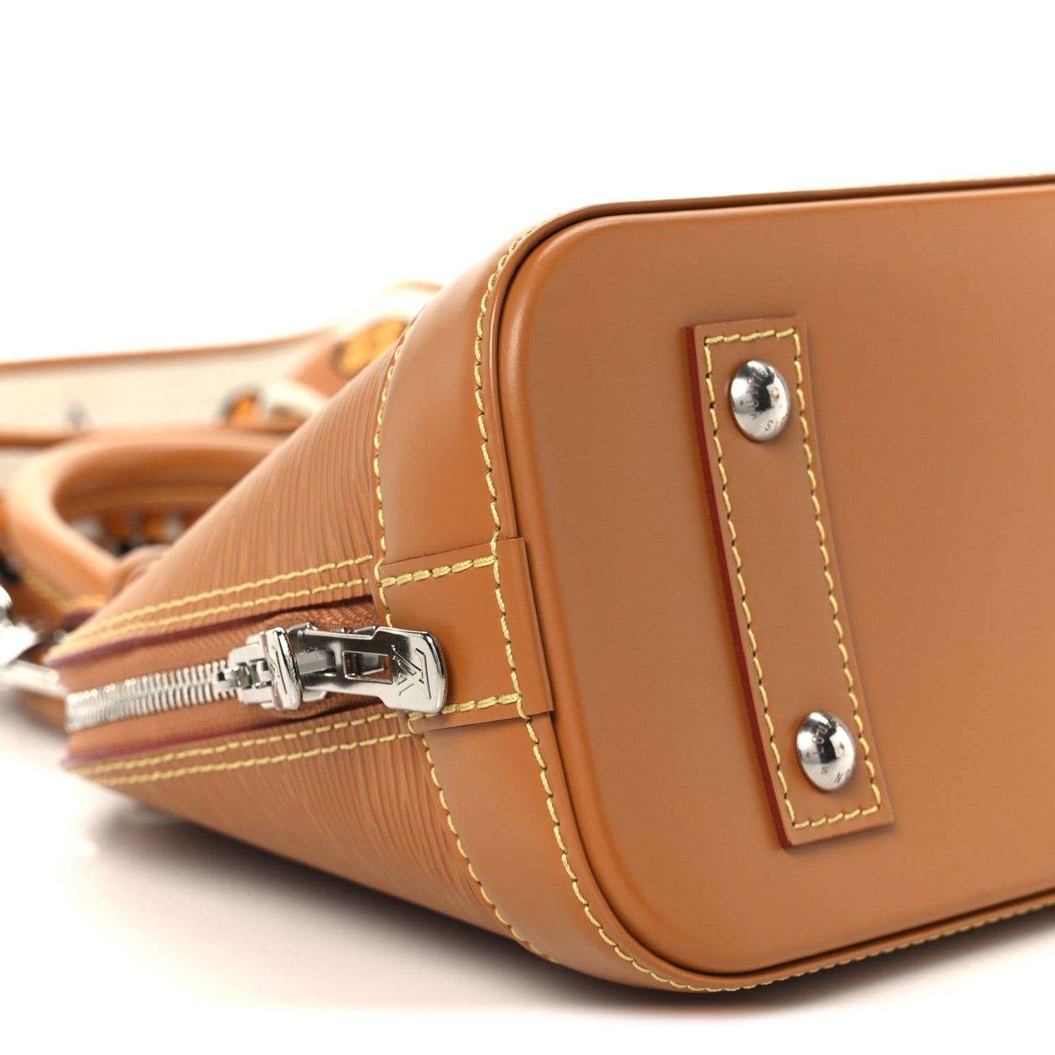 Louis Vuitton Epi Jacquard Alma BB Honey Gold 11 of 12