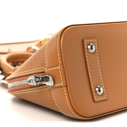 Louis Vuitton Epi Jacquard Alma BB Honey Gold 11 of 12