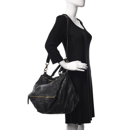 Givenchy Tumbled Sheepskin Large Pandora Black 2 of 8