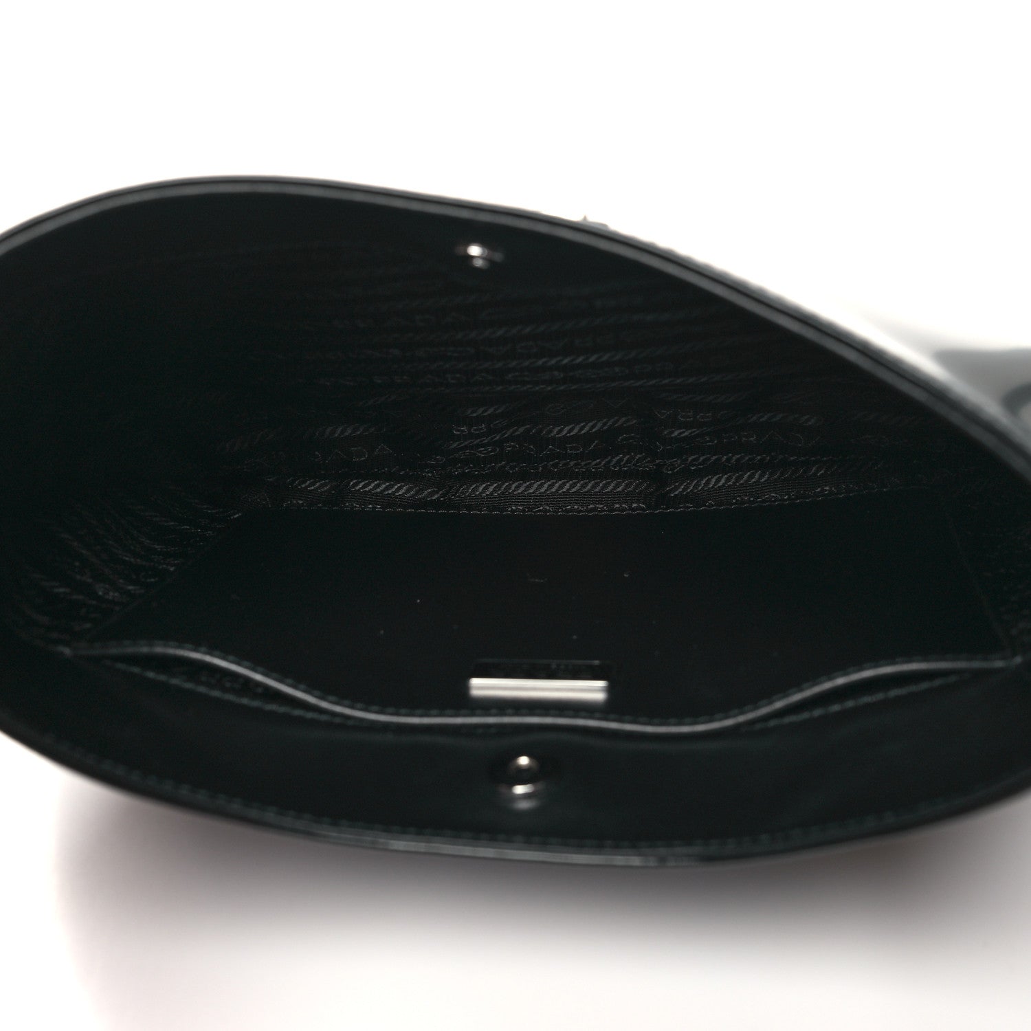 Prada Spazzolato Cleo Shoulder Bag Black 5 of 10