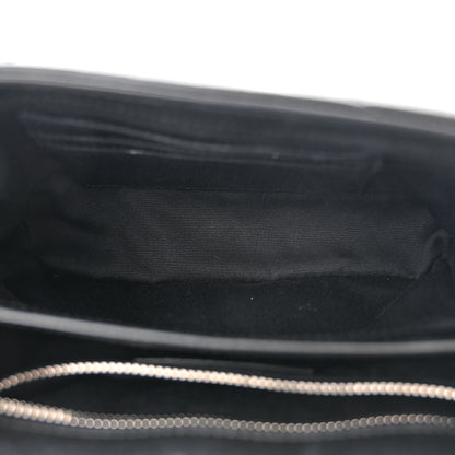 Saint Laurent Calfskin Y Quilted Monogram Toy Loulou Crossbody Bag Black 5 of 11