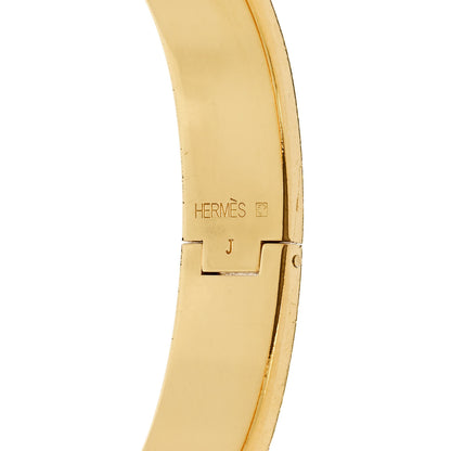 Hermes Enamel Narrow Clic Clac H Bracelet PM Rose Sakura 4 of 4