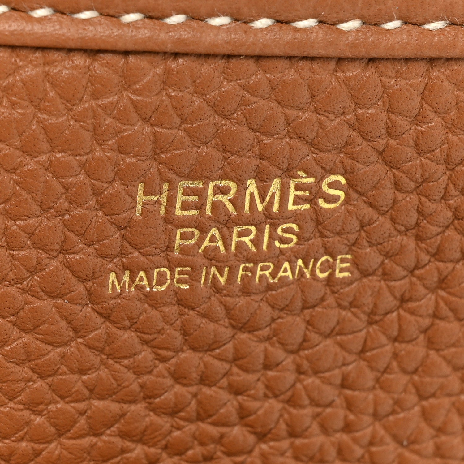 Hermes Taurillon Clemence Evelyne III PM Gold 6 of 8