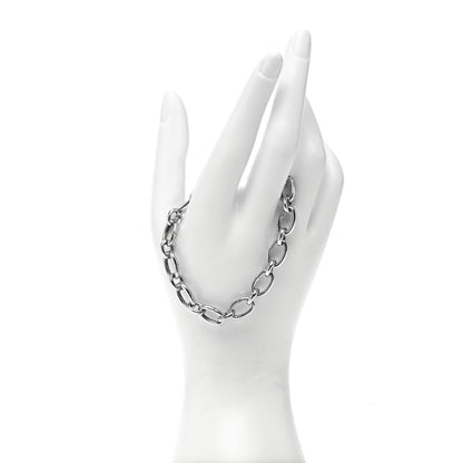 Tiffany Sterling Silver Oval Clasping Link Bracelet 2 of 4