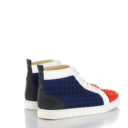 Christian Louboutin Neoprene Lou Spikes Flat Mens Sneakers 43 Multicolor 4 of 10