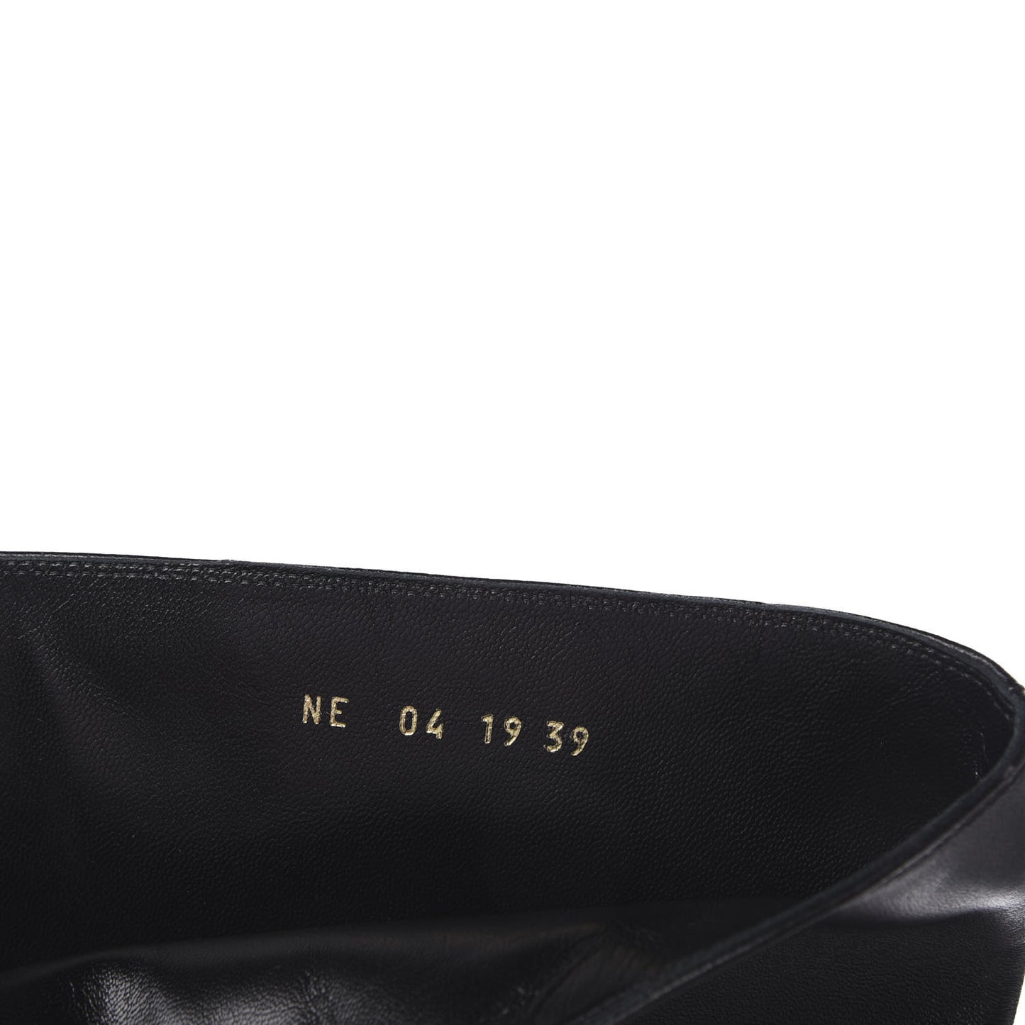 Nappa Dioretre Knee High Boots 39 Black