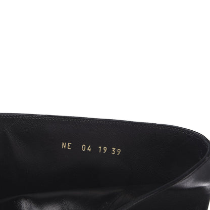 Christian Dior Nappa Dioretre Knee High Boots 39 Black 10 of 11