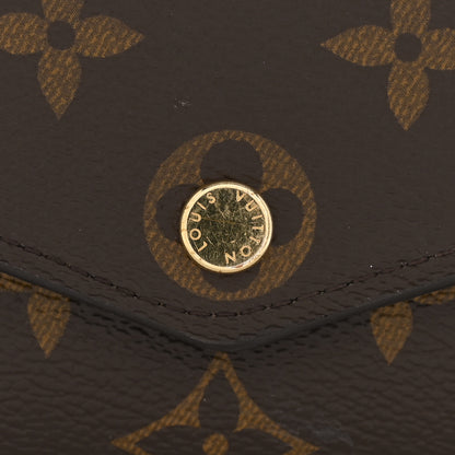 Louis Vuitton Monogram Sarah Wallet NM Rose Ballerine 8 of 10