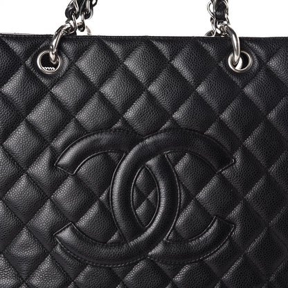 Chanel Caviar Quilted Grand Shopping Tote GST Black 10 of 10