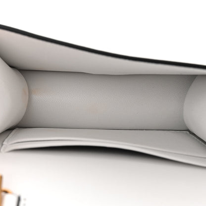 Versace Vitello Jungle Print Mini Virtus Chain Clutch Green White 5 of 10