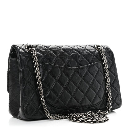 Chanel Aged Calfskin Quilted 2.55 Reissue 225 Flap Black 3 of 13