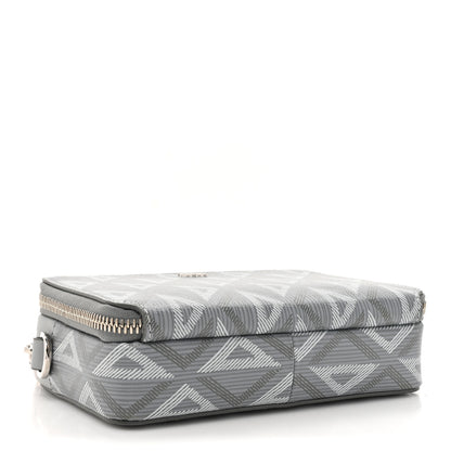 Christian Dior Coated Canvas CD Diamond Messenger Pouch Grey 4 of 14