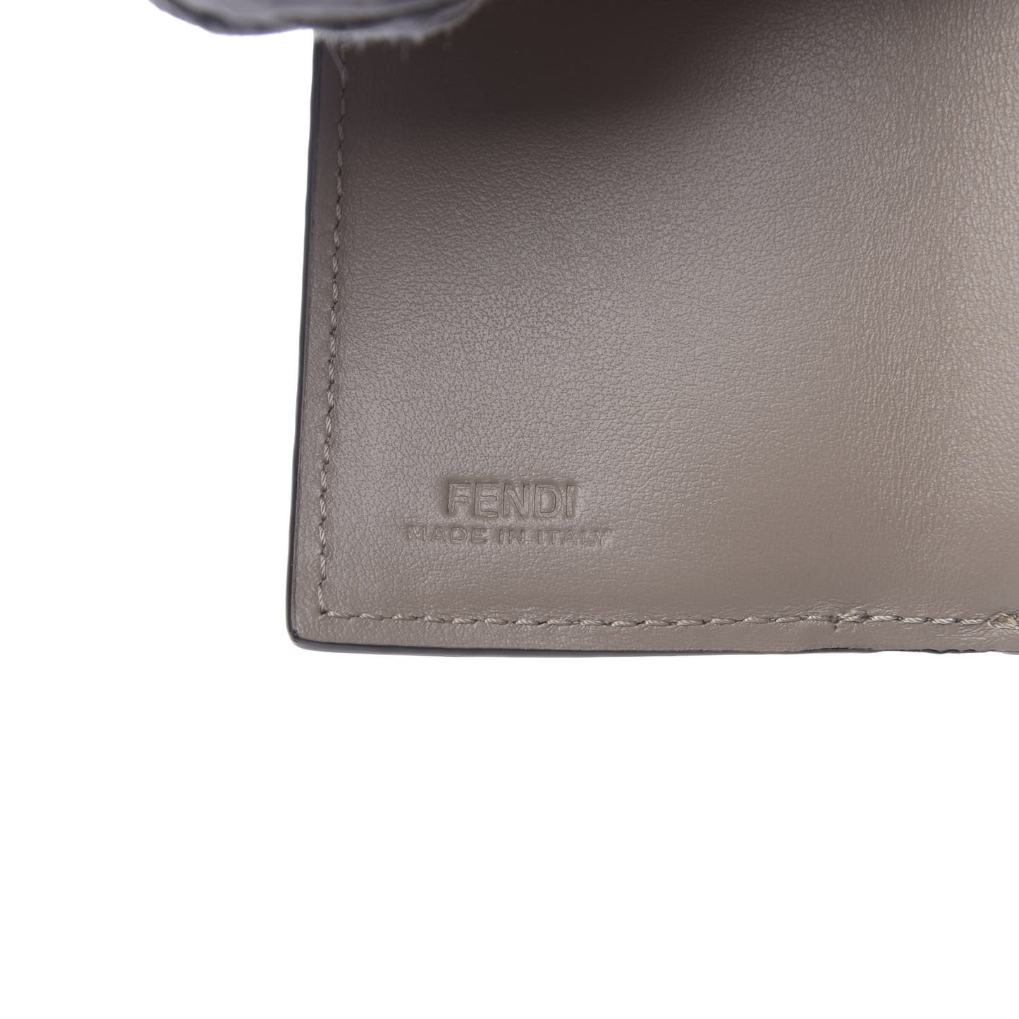 Vitello Cruise F is Fendi Micro Tri-Fold Envelope Wallet Tortora