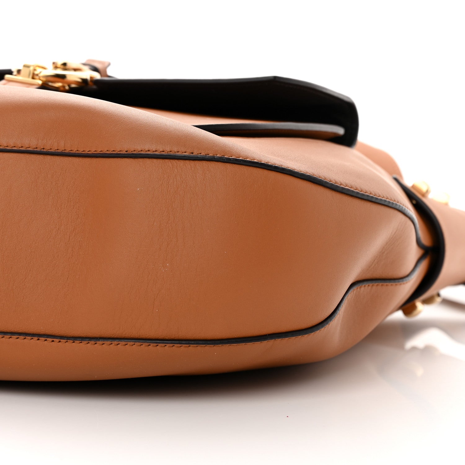 Salvatore Ferragamo Calfskin Fiona Hobo Brown 9 of 15