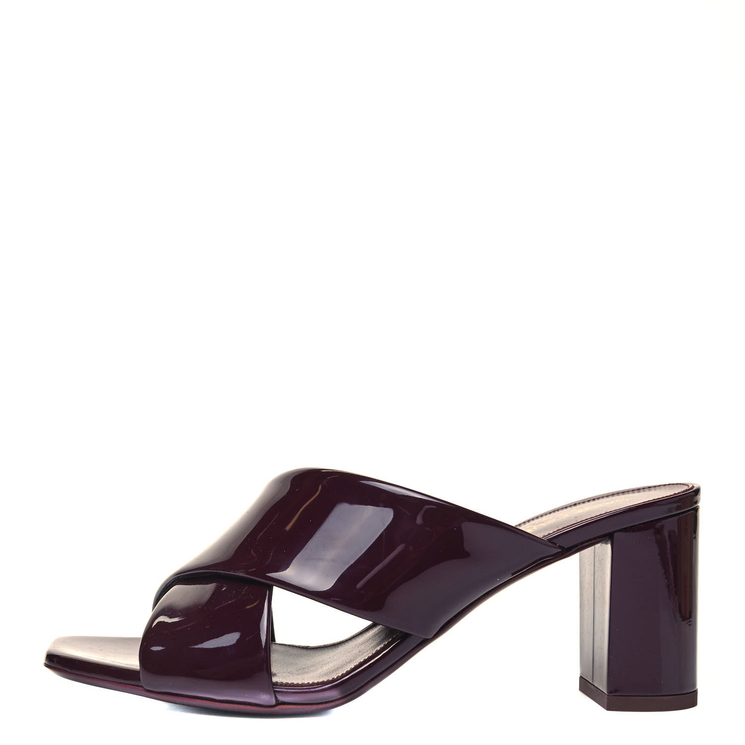 Saint Laurent Patent LouLou Mules 38 Barolo 1 of 7