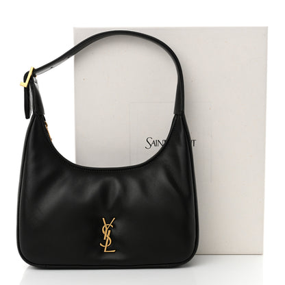 Saint Laurent Plunged Lambskin Calypso Mini Hobo Black 11 of 11