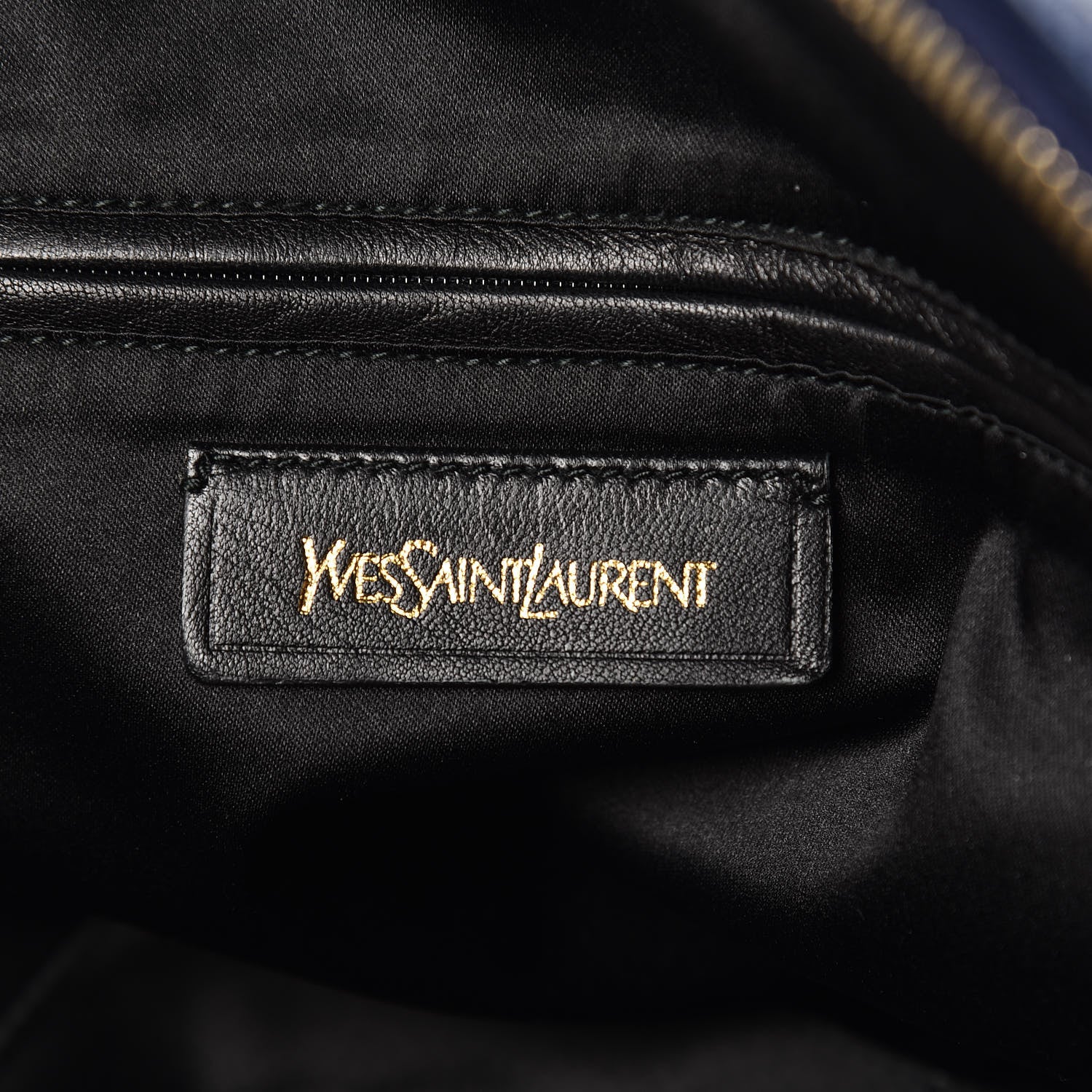 Saint Laurent Calfskin Oversized Muse Navy Blue 6 of 11