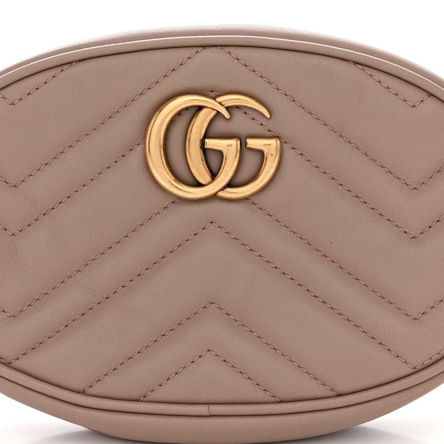 Calfskin Matelasse GG Marmont Belt Bag 75 30 Porcelain Rose