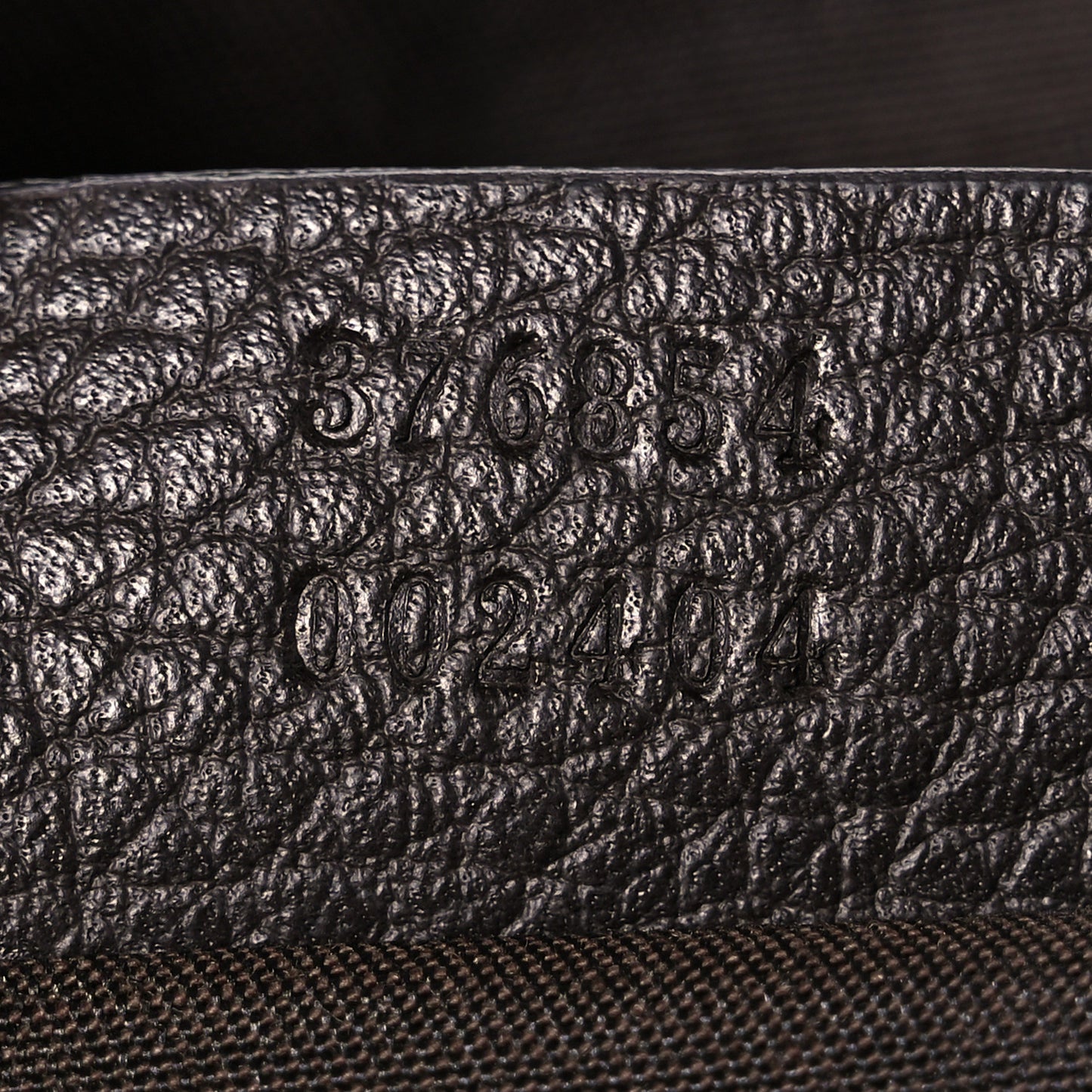 Pebbled Calfskin Large Bamboo Clutch Dark Brown