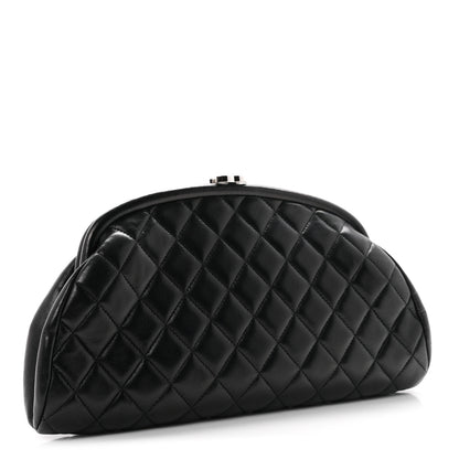 Chanel Lambskin Quilted Timeless Clutch Black 3 of 7