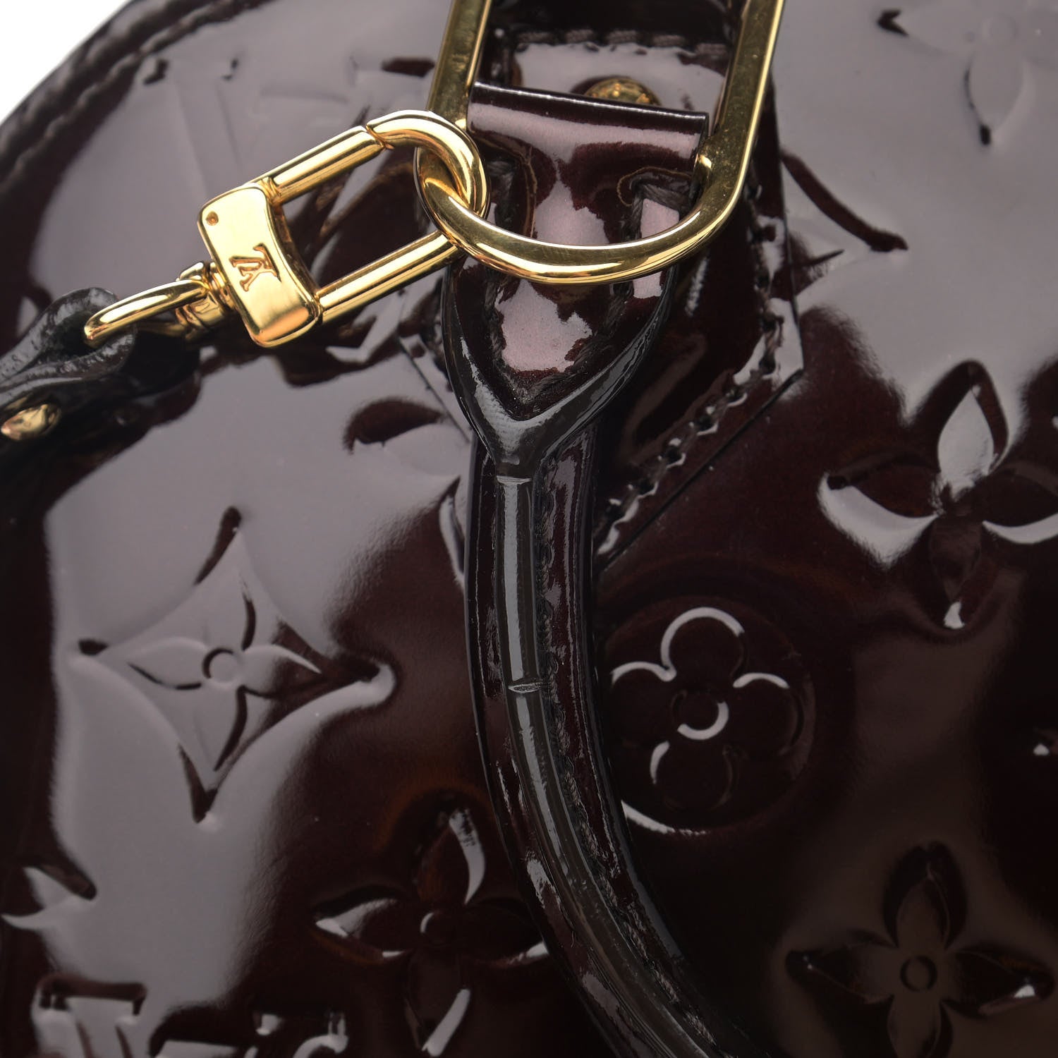 Louis Vuitton Vernis Alma BB Amarante 12 of 15