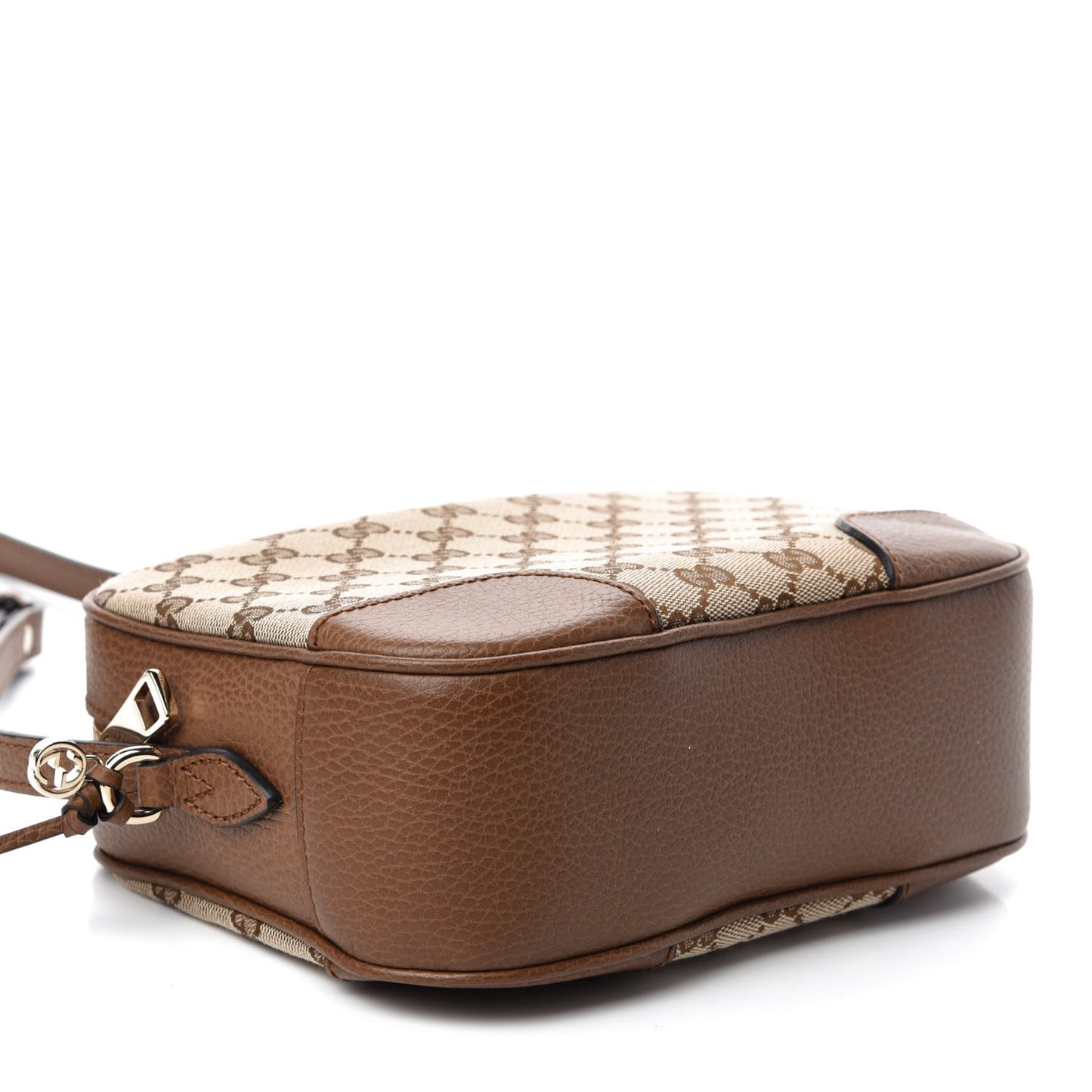 Monogram Mini Bree Messenger Bag Beige Tabacco
