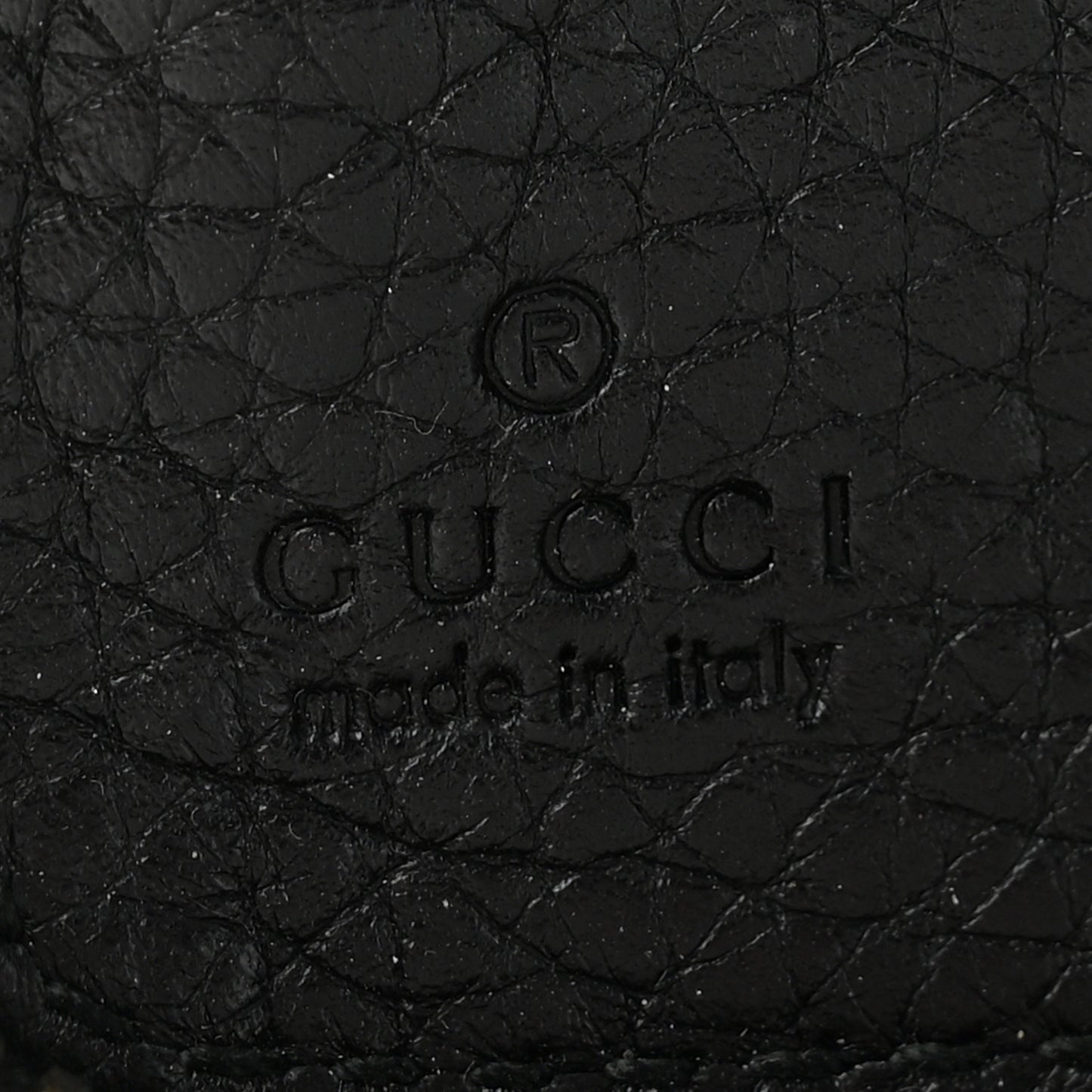 Pebbled Calfskin Soho Zip Around Wallet Black