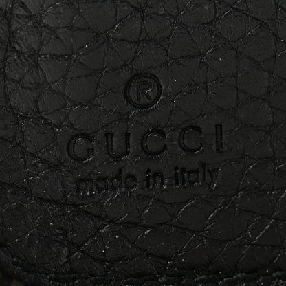 Gucci Pebbled Calfskin Soho Zip Around Wallet Black 6 of 8