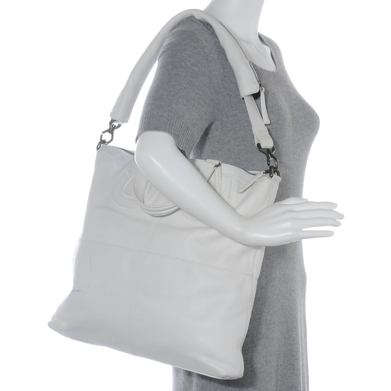 Givenchy Leather North South Nightingale White 2 of 8