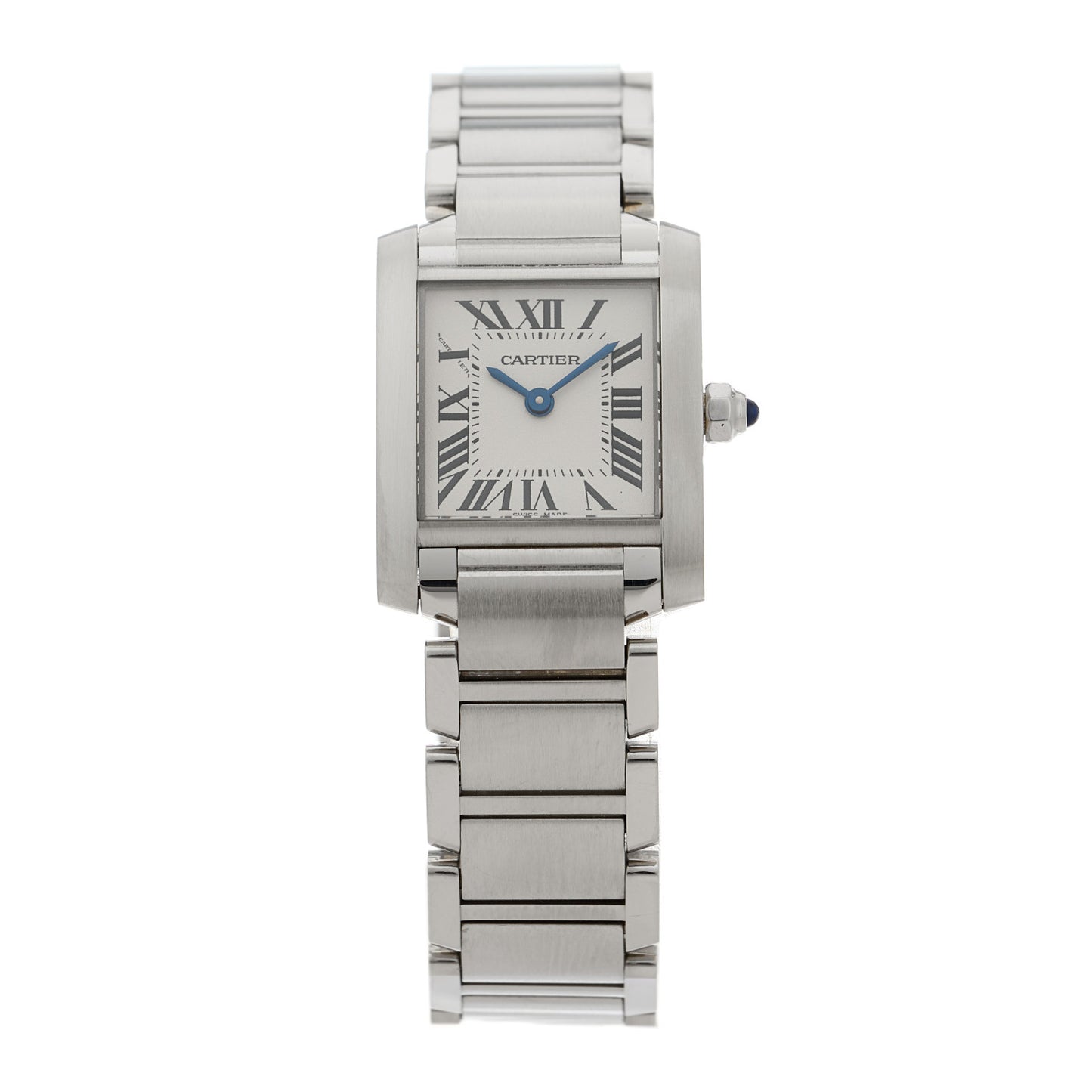 Stainless Steel 20mm Tank Francaise Quartz Watch