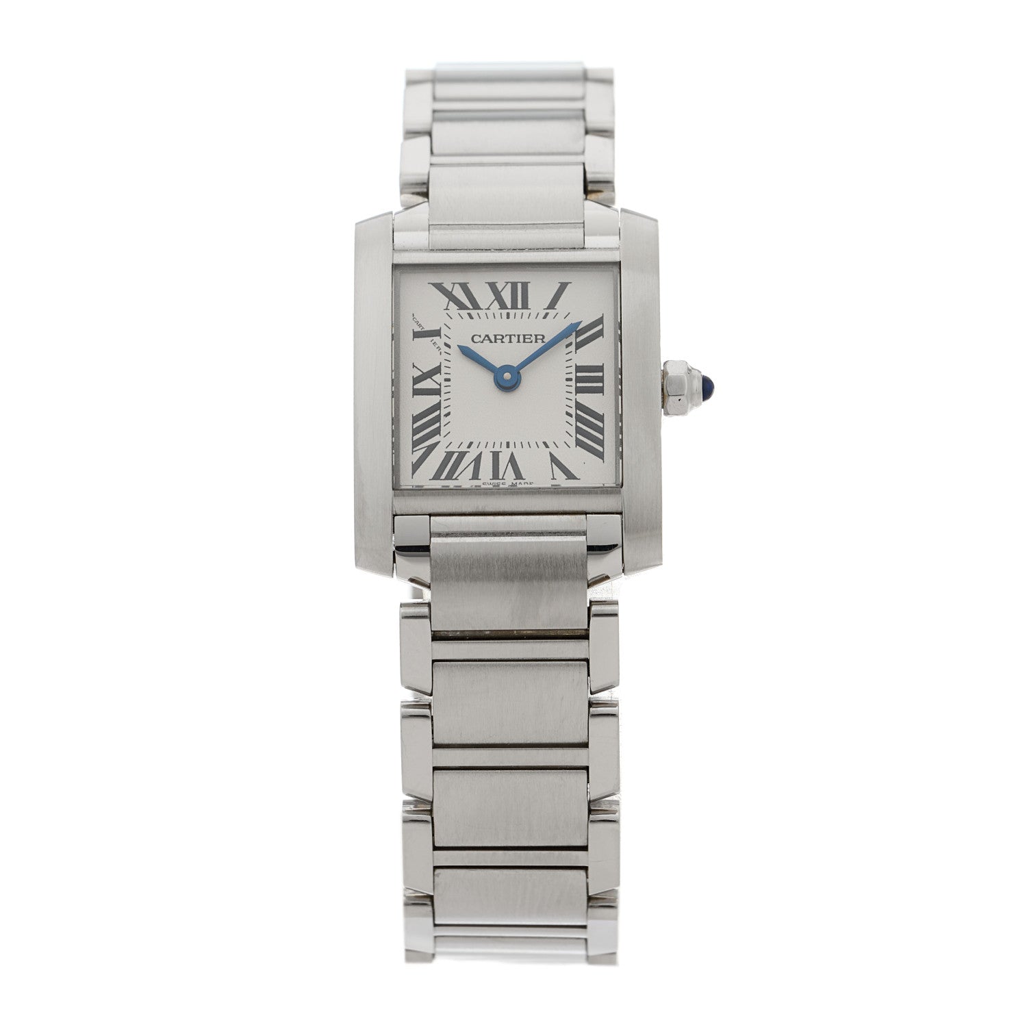 Cartier Stainless Steel 20mm Tank Francaise Quartz Watch 1 of 5