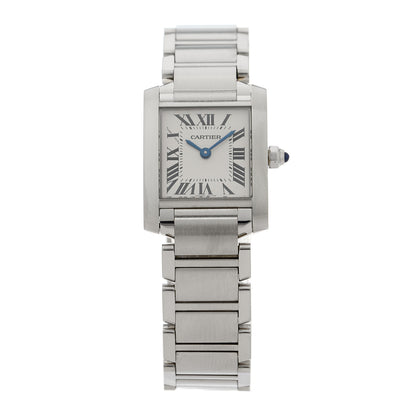 Cartier Stainless Steel 20mm Tank Francaise Quartz Watch 1 of 5