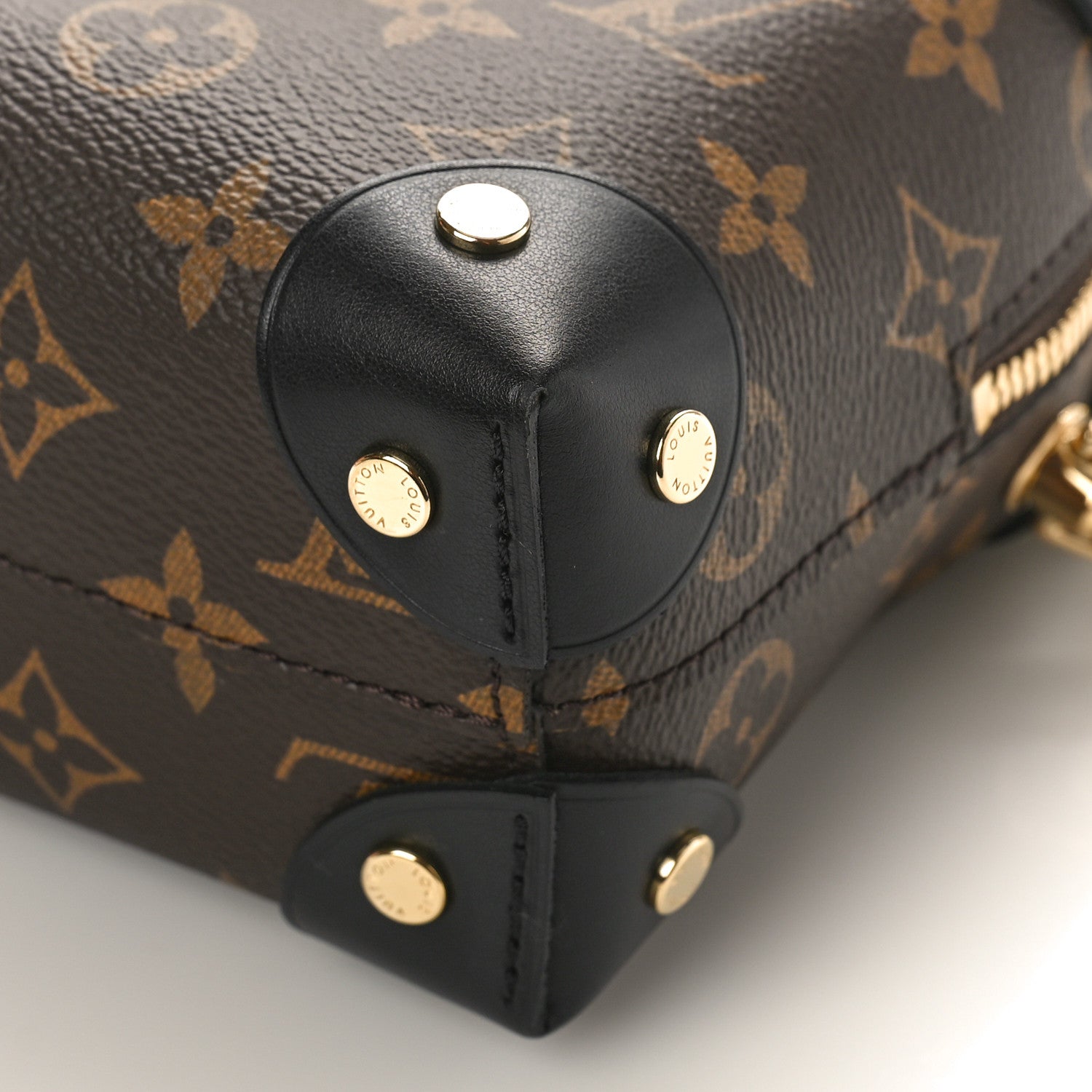 Louis Vuitton Monogram Petite Malle Souple Black 8 of 8